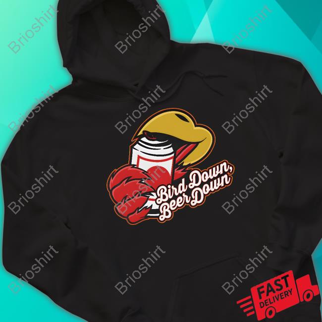Official Barstool Sports Store Bird Down Beer Down Shirt