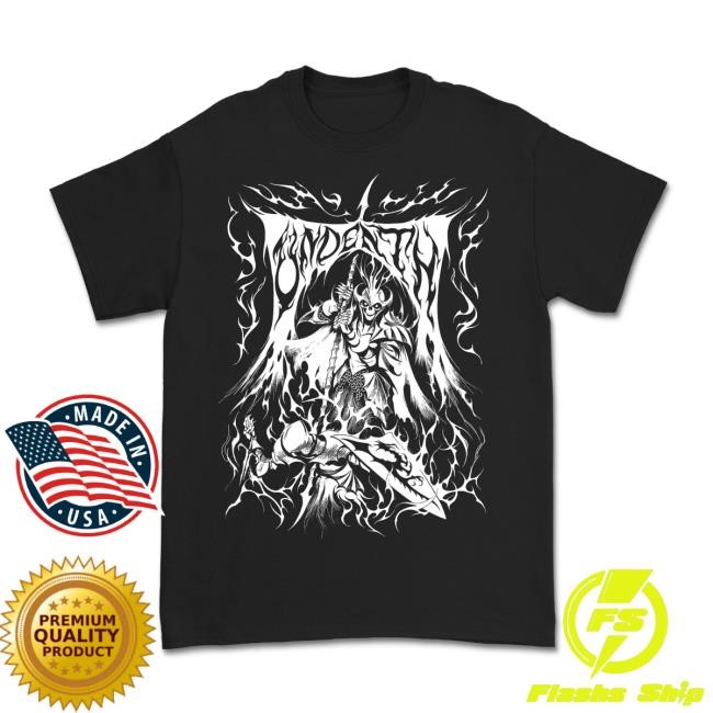 Official Undeath Metal Merch Knight Top Shirt