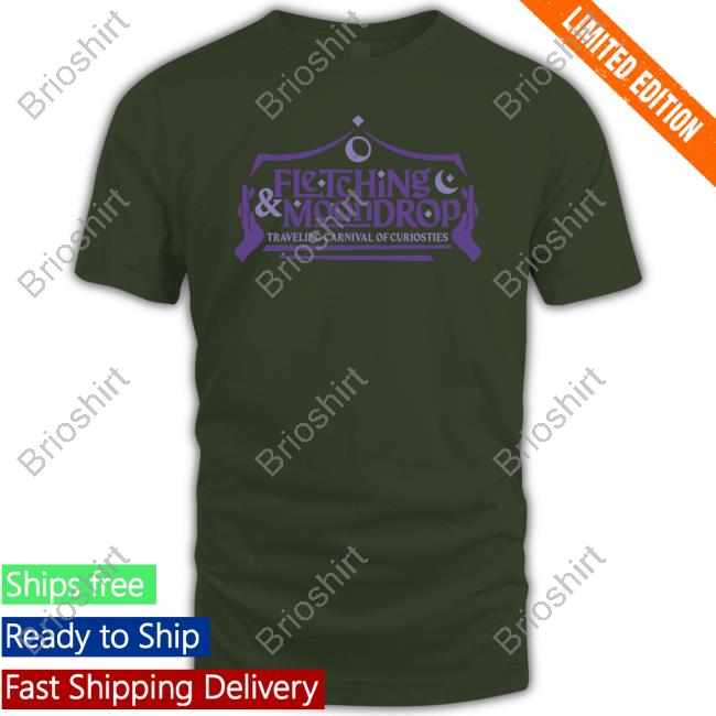 Official Critical Role Merch Fletching & Moondrop Traveling Carnival Of Curiosties T-Shirt
