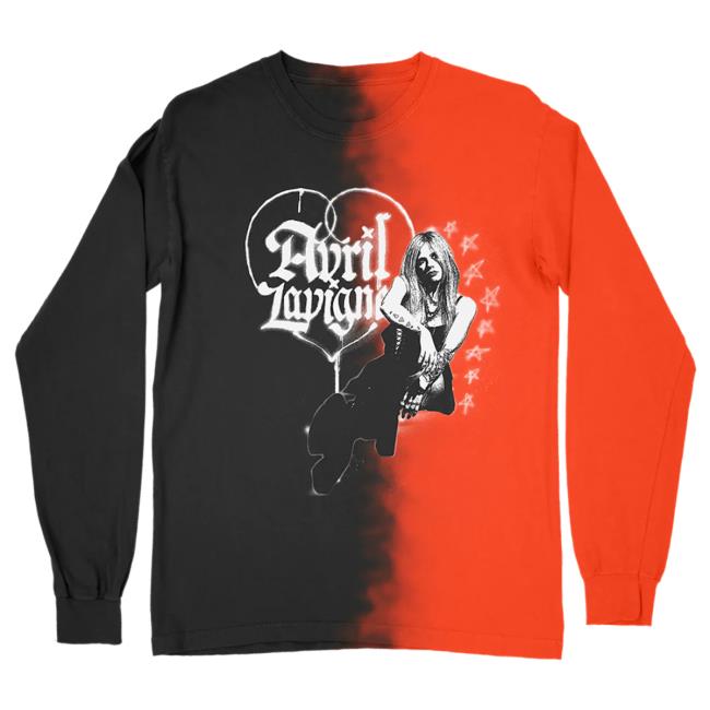 Official Avril Lavigne Merch Store Avril Lavigne Split Long Sleeve Shirt New Avril Lavigne Clothing Shop AvrilLavigne