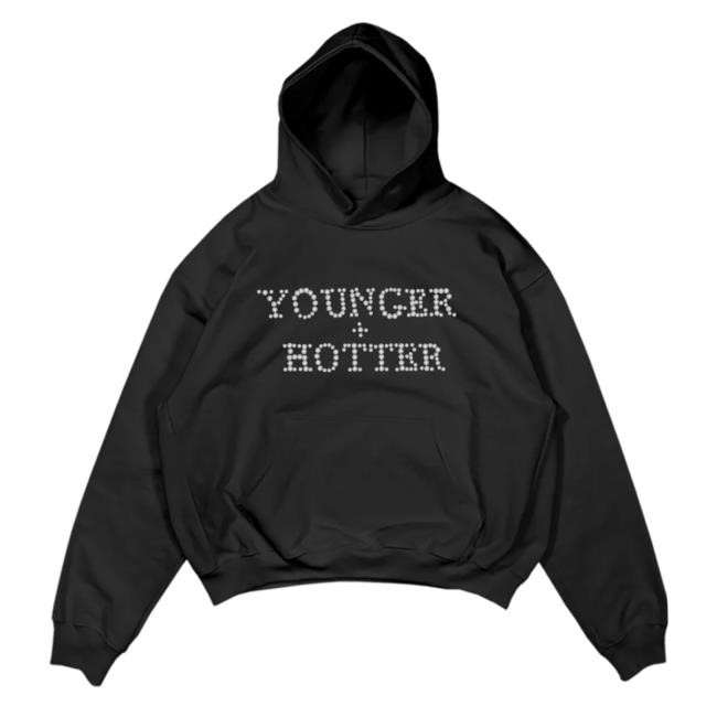 Official Official Selena Gomez Merch Store Shop Selena Gomez Younger + Hotter Attractive Hoodie SelenaGomez