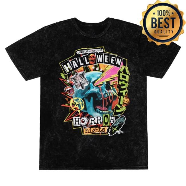 Official Halloween Horror Nights 2024 Atomic Goth Punk Shirt