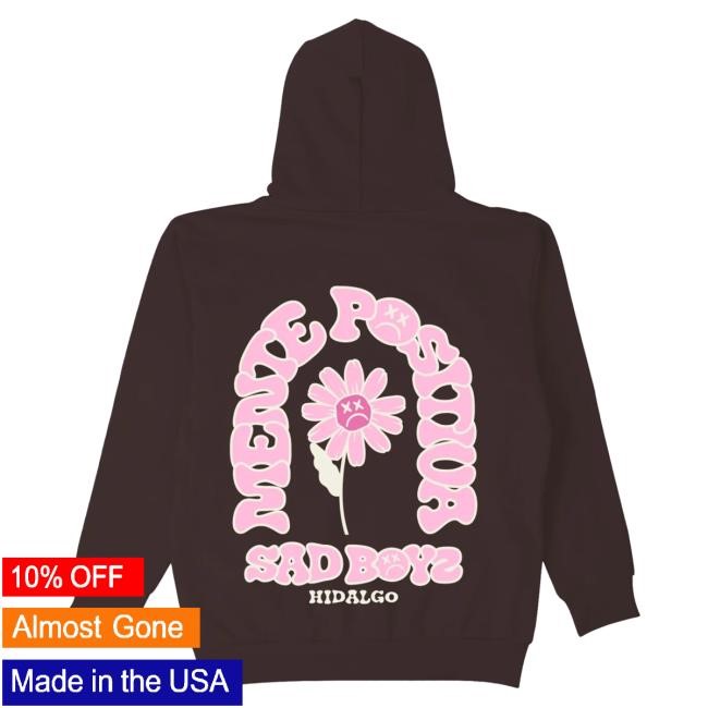 Official Sad Boyz Merch Store Mente Positiva Hidalgo Popover Sweatshirt - Mocha
