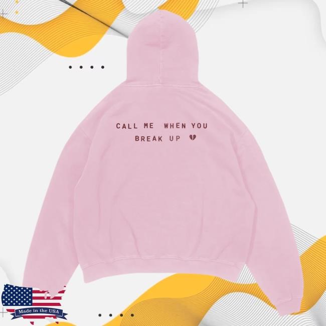Official Selena Gomez Merch Store Shop Selena Gomez Call Me When You Break Up Pullover Hoodie SelenaGomez