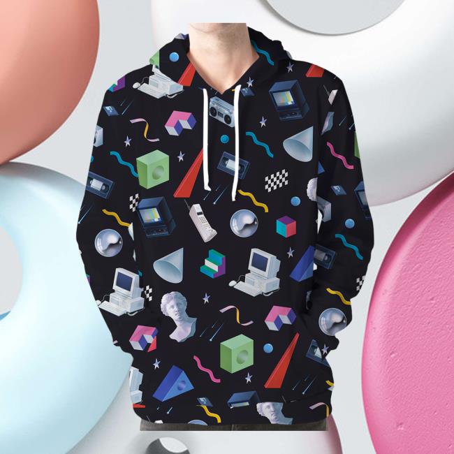 Official Vapor95 Clothing Store Shapes & Forms Sweatshirt 3D All Over Print