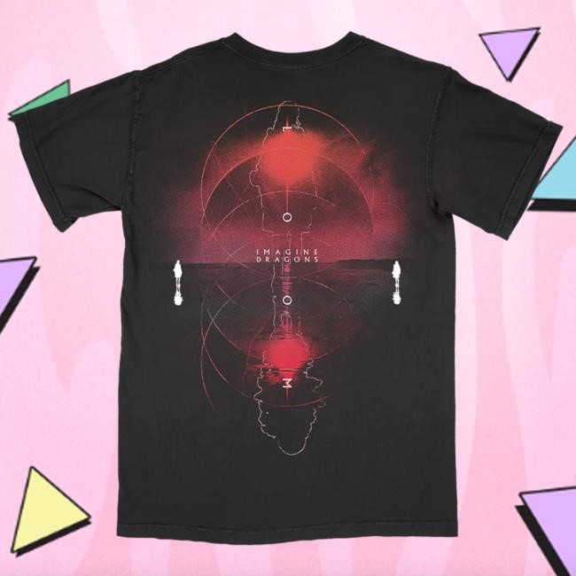 Official Imagine Dragons Merch Store Shop Imagine Dragons Circles Black Tee ImagineDragons