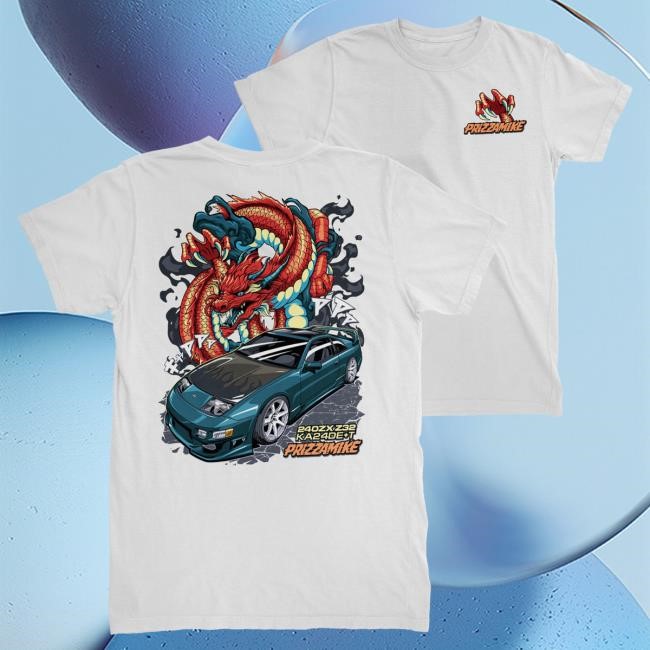 Official PrizzaMike Merch 240zx Dragon Attractive Hoodie