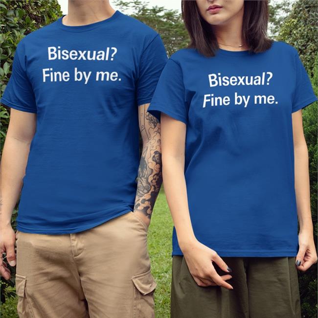 Shirts That Go Hard Bisexual Fine By Me Zip Up Hooded Sweatshirt