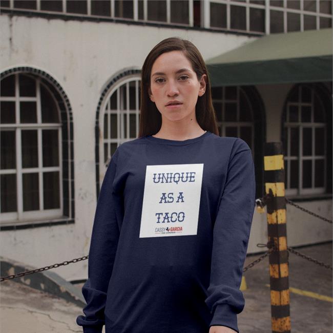 No Bueno Biden Shop Unique As A Taco Sweatshirt Cassy Garcia For Congress