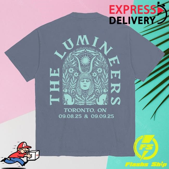 Official Lumineers The Lumineers Automatic September 9th Toronto Event Shirt