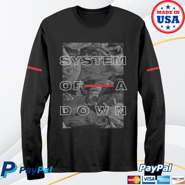 Official System Of A Down Merch Eye Collage Long Sleeve T-Shirt