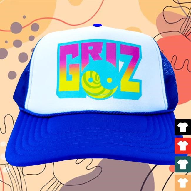 GRiZ Block Print Trucker Cap GRiZ Merch