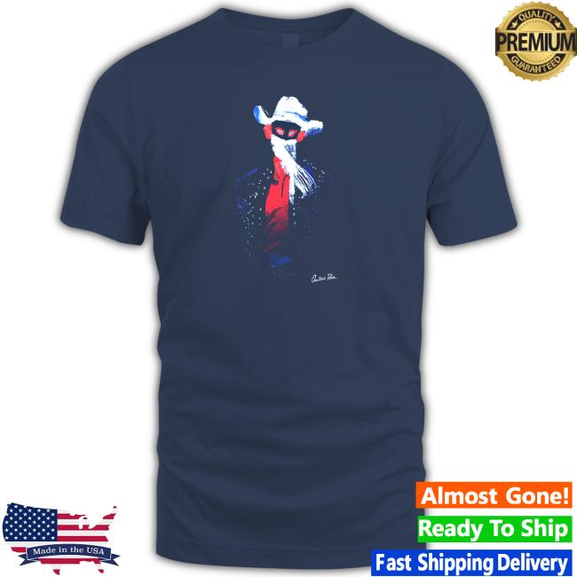 Orville Peck Merch Navy Painted Long Sleeve Tee