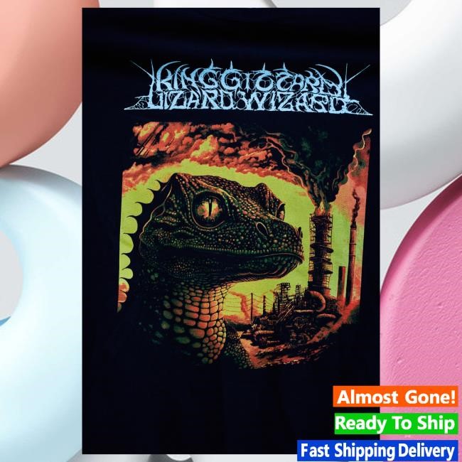 Official Doom Records Merch Store Shop King Gizzard and The Lizard Wizard Dawn Of Eternal Night Long Sleeve T Shirt