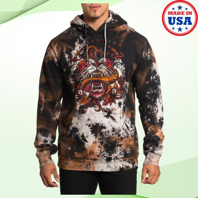 Official Affliction Apparel Clothing Store Brawl City Hooded Sweatshirt