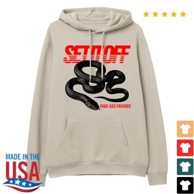 Official Set It Off Merch Store Set It Off Snake Hood - Sand Set It Off Clothing Shop SetItOff
