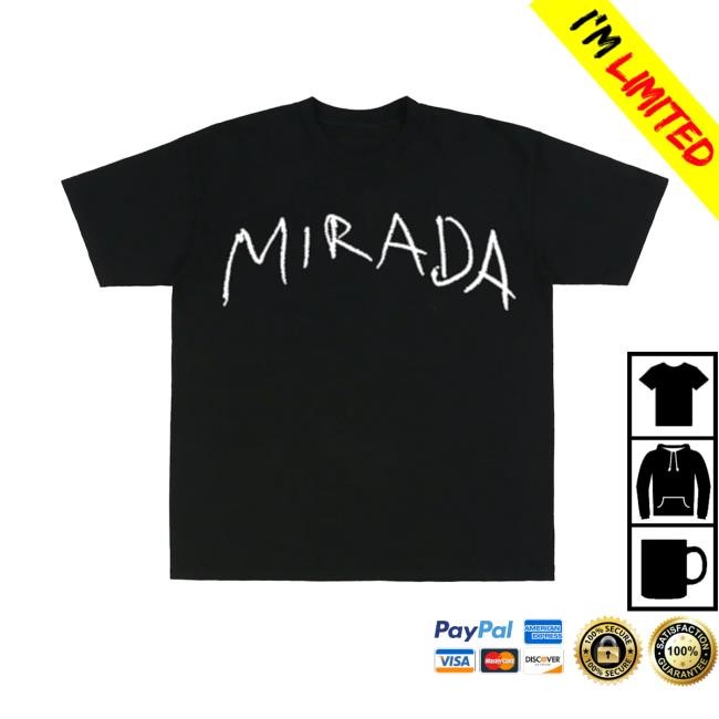 MIRADA Tracklist T Shirt Ivan Cornejo Merch