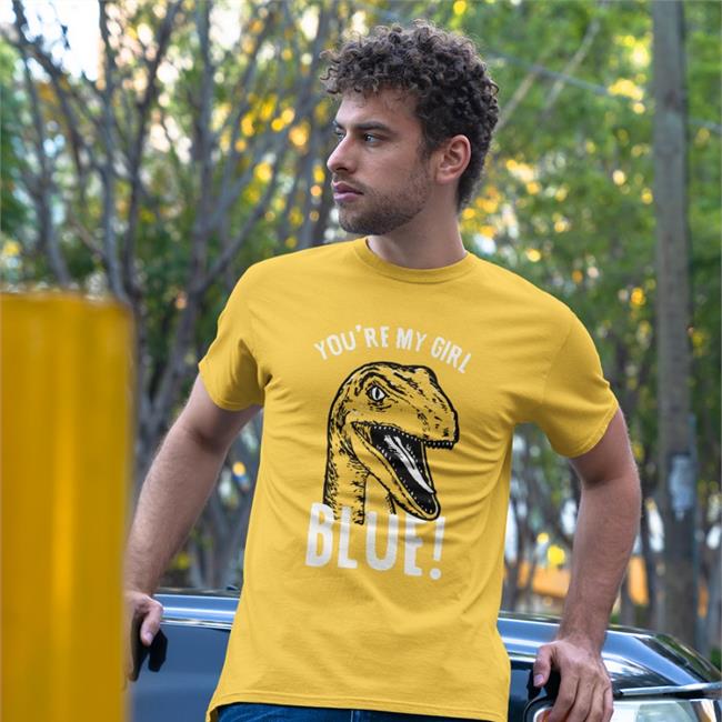 Rhys Darby You're My Girl Blue Jurassic World Shirt Rhysiedarby