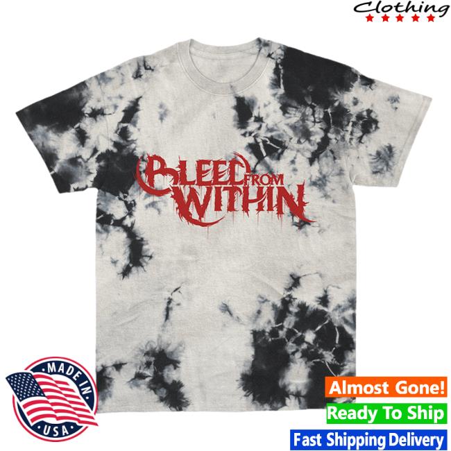 Bleed From Within Shop Bfw Logo Tie Dye T Shirt