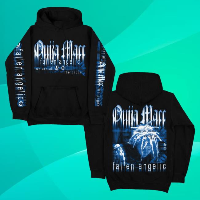 Official Chapter 17 Records Ouija Macc Merch Shop Ouija Macc Fallen Angelic Album Pull Over Hoodie