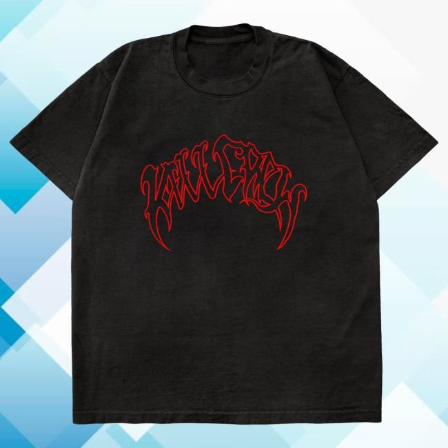 Official Kill Crew Apparel Clothing Oversized "Classic" Tees - Black / Red KillCrew Shop