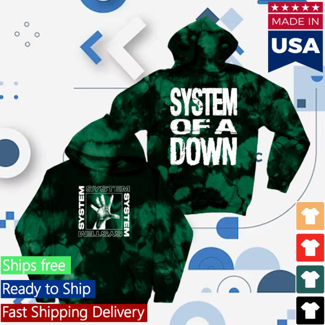 Official System Of A Down Merch Self-Titled Dyed Hoodie