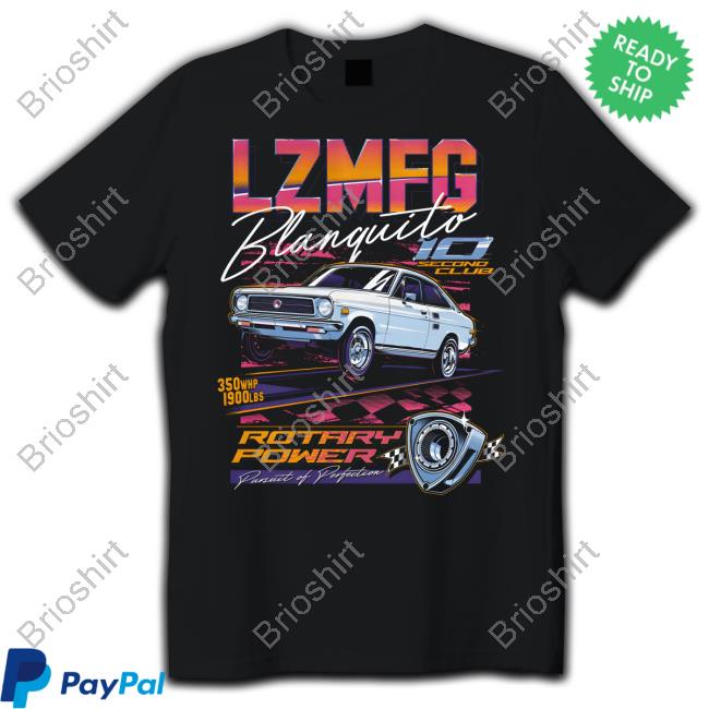 Lzmfg Merch Blanquito Rotary Power Pursuit Of Perfection Hoodie