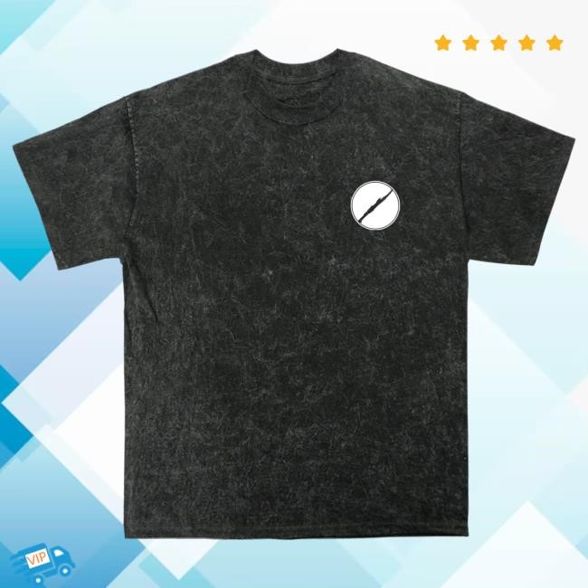 Official Silent Planet Merch Heal Us Breast Print Popover Shirt - Mineral Wash Black