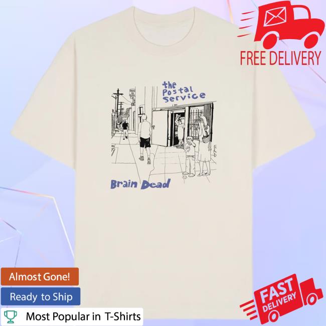 Brain Dead X The Postal Service T Shirt Natural