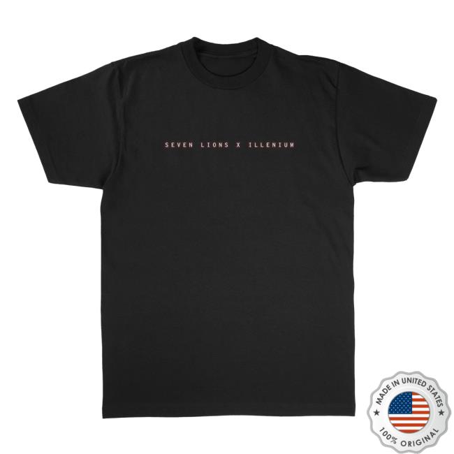 Seven Lions Merch Store Seven Lions X Illenium New Shirt – Sevenlions Clothing Shop Apparel