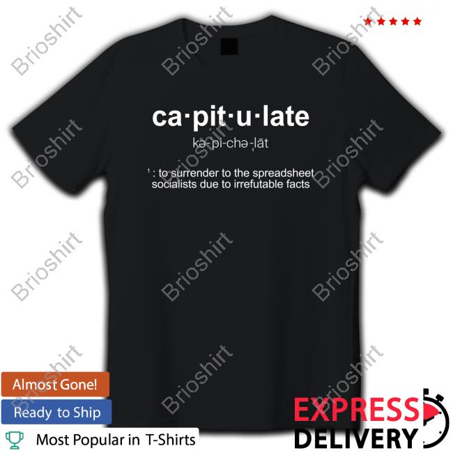 Adam Levitan Ca-Pit-U-Late Tee Shirt