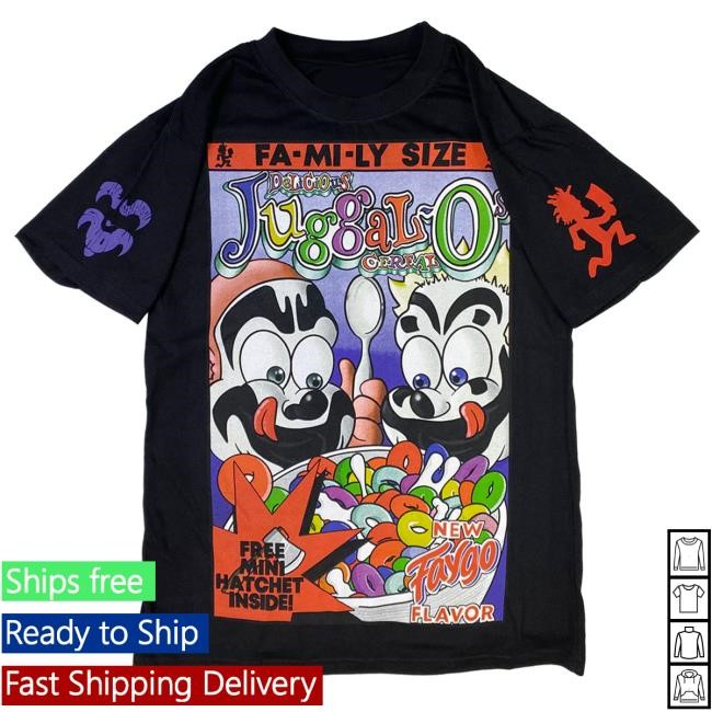 Official Icp Merch Store Insane Clown Posse Juggal-O's Attractive Shirt