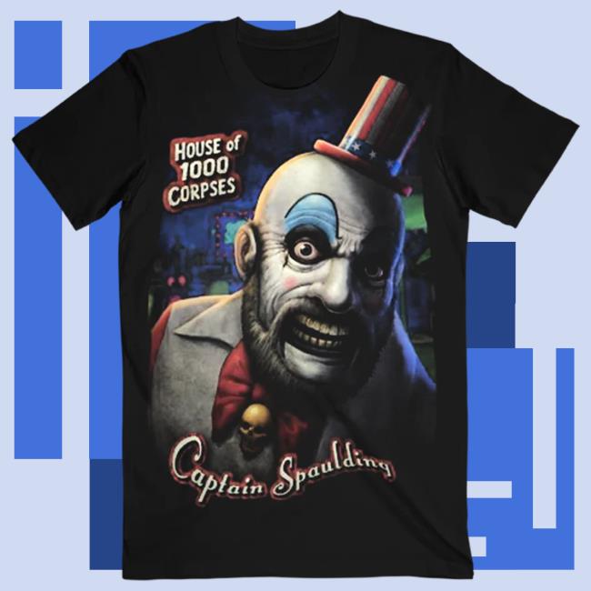 Rob Zombie Captain Spaulding Portrait Tee