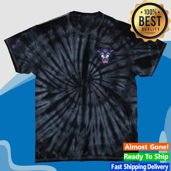 Official Vigilante Brand Merch Mike Ritch Panther Patch Tie Dye Problems With Authority Hot Shirt Black Orange VigilanteBrand Tie-Dye