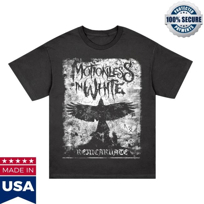Reincarnate Crow Shirt Motionless in White Store MIW Merch