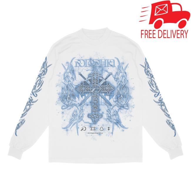 Polyphia Merch Tribal Cross Wings Tee
