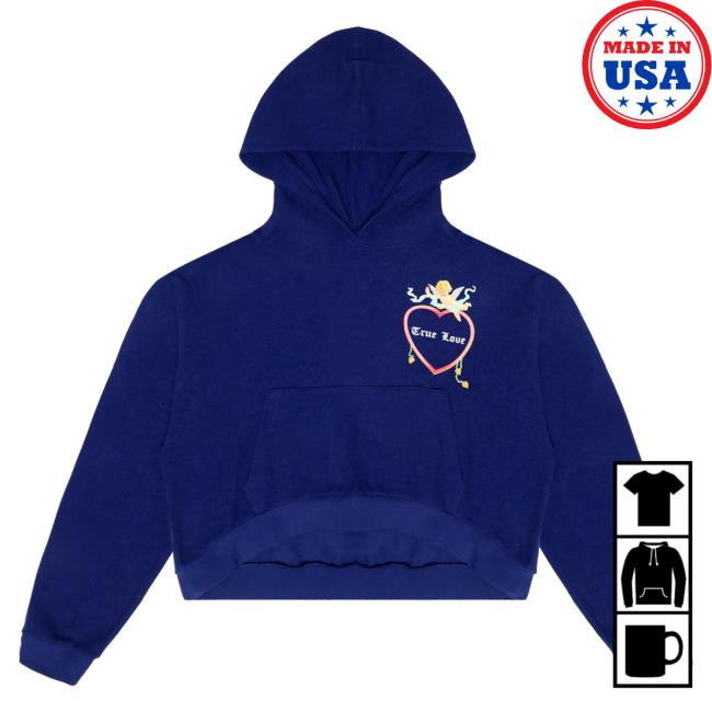 Official Rock N Rags Clothing Shop Boys Lie Head Over Heals V2 Popover Hoodie Navy RockNRags
