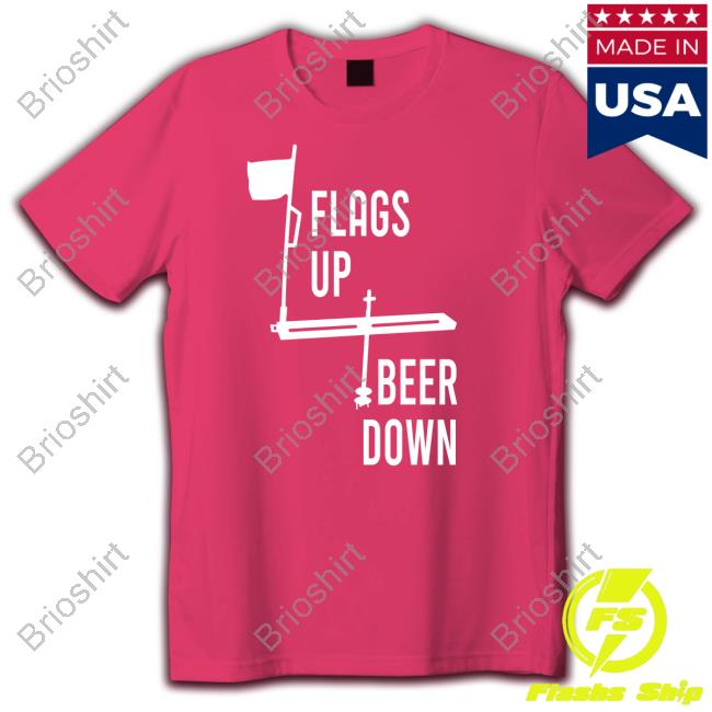 Flags Up Beer Down Limited Edition Tee