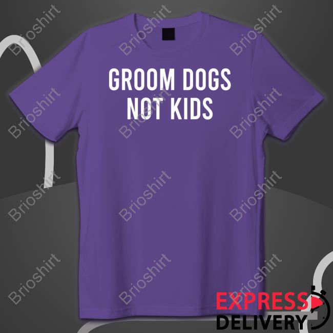 Groom Dogs Not Kids Long Sleeve Tee Right Said Fred