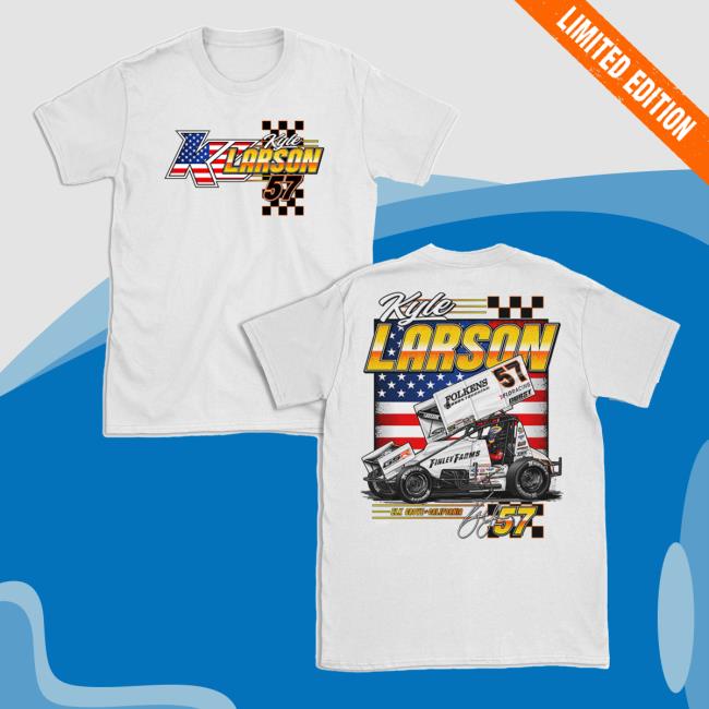 Kyle Larson Official Online Store Merch Stars & Stripes Design- Adult Sweartshirts