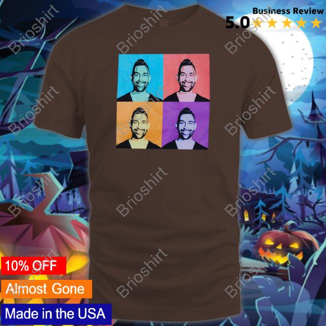 Pop Art Portrait Long Sleeve Tee Dhar Mann Merch