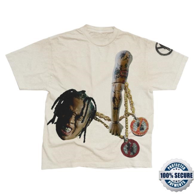 Official Travis Scott Rodeo 10 Years Chain Shirt TravisScott
