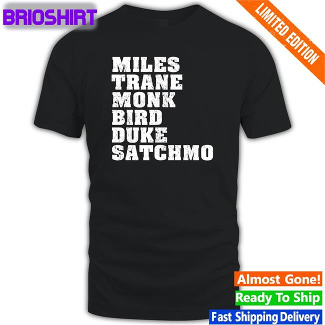 Miles Trane Monk Bird Duke Satchmo Hoodie Italysoundsgood