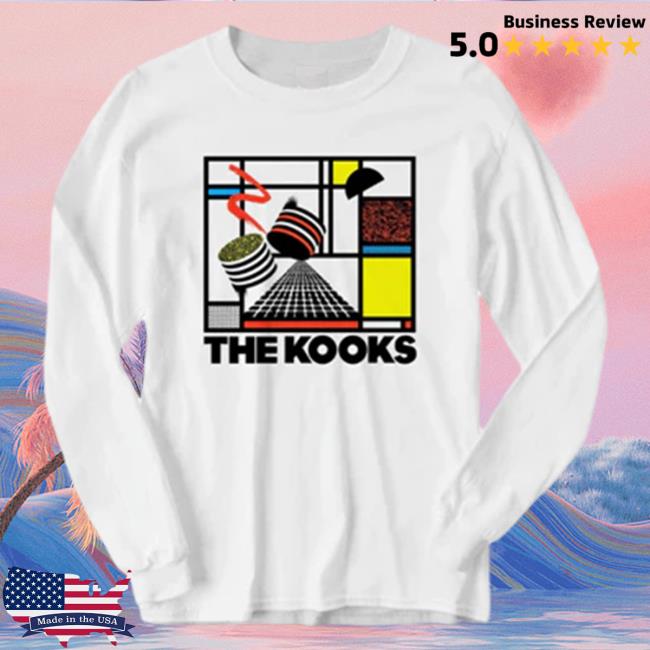 Official The Kooks Apparel Store The Kooks Retro White Long Sleeve Tee Shirt The Kooks Clothing Shop TheKooks
