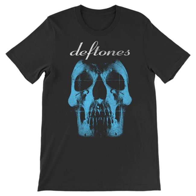 Official Deftones Merch Store Deftones Blue Skull Attractive Shirt Deftones Shop