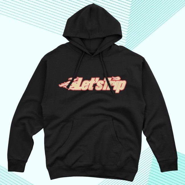 Let's Trip Flame Hoodie - Black – Sturniolo Clothing