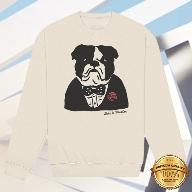 Bulldog Legacy Duke And Winston Churchill Bulldog Sweatshirt (Black) | Fan Choice