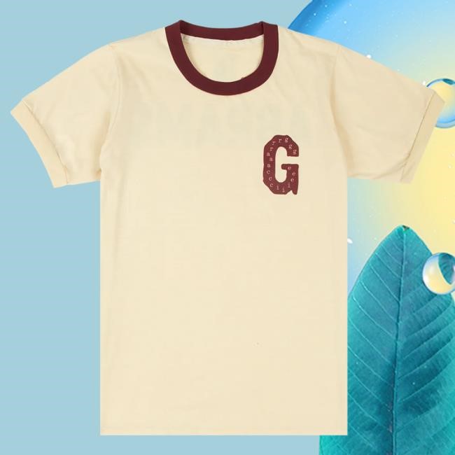 Official Gracie Abrams Merch Store G Abrams Maroon Ringer Unisex Tees GracieAbrams