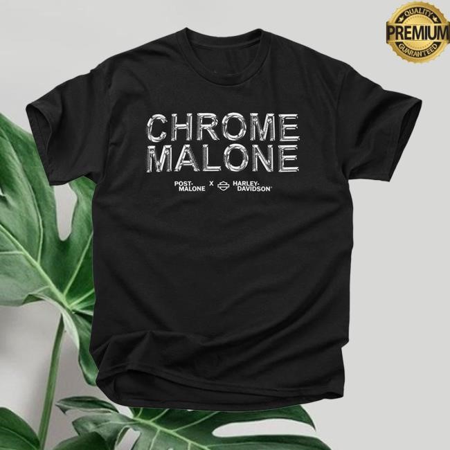Official Shop Post Malone Post Malone X H-D Chrome Malone Top Shirt