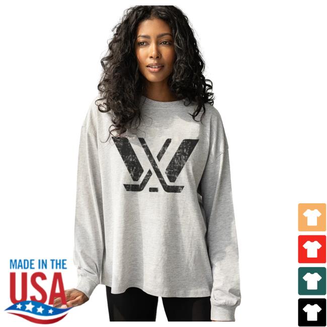Official PWHL Long Sleeve Shirts Shop The PWHL PWHL Long Sleeve T-Shirts